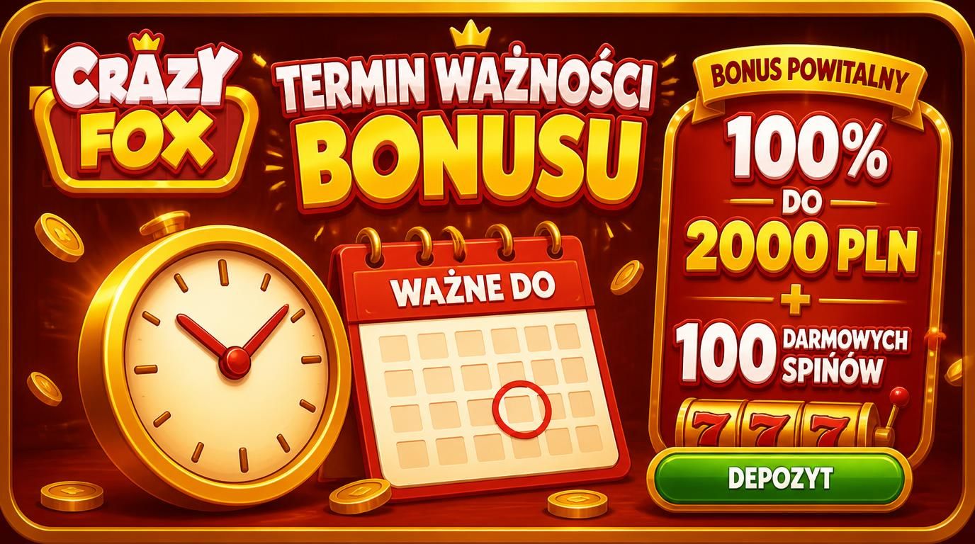 zegar i kalendarz wskazują upływ czasu bonusu